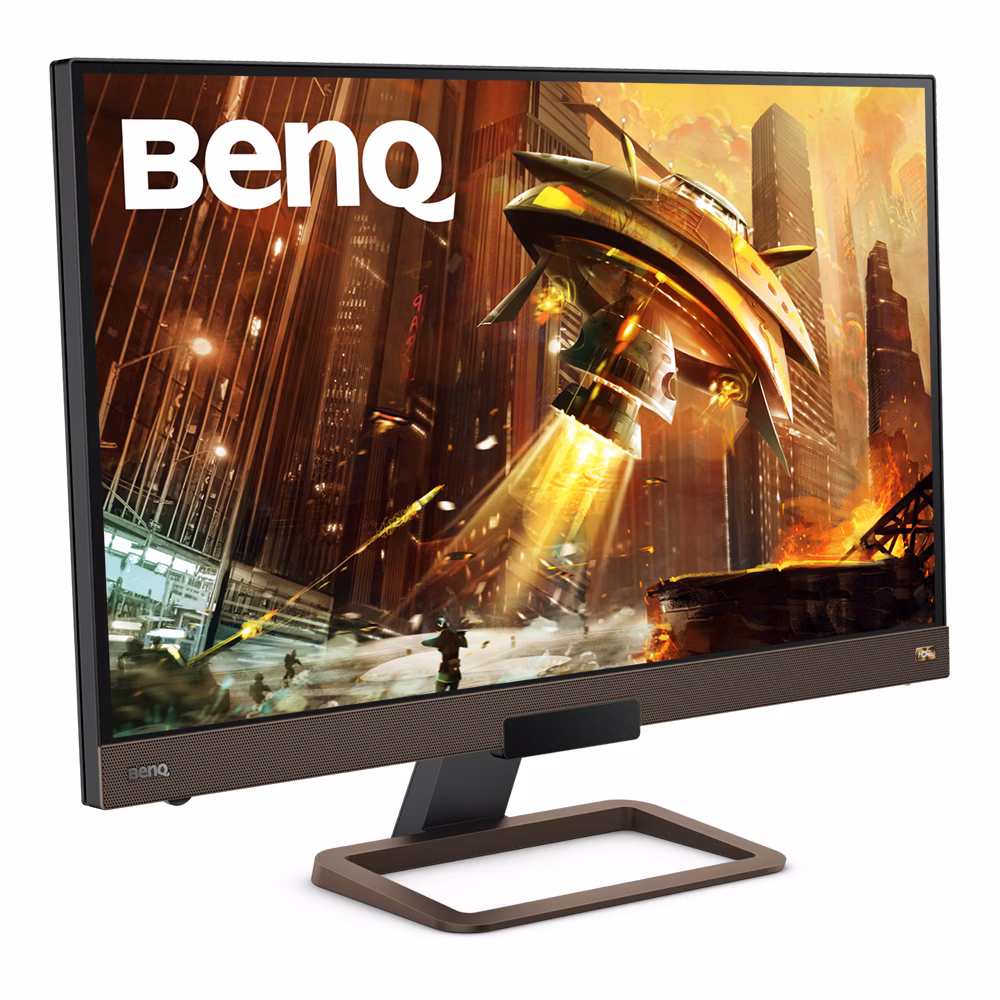 Monitor Gaming BenQ EX2780Q 27" QHD 2K (2560x1440) | Panel IPS a 144Hz | Tecnología HDRi | Tiempo de Respuesta 5ms (GtG) | AMD FreeSync Premium | Sistema de Audio 2.1 canales treVolo con Subwoofer | Conectividad USB-C, HDMI y DisplayPort