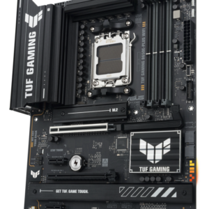 Motherboard Micro-ATX ASUS TUF GAMING B650E-M PLUS WIFI | Socket AM5 | Chipset AMD B650E | Soporte para Memoria DDR5 | Ranura Principal PCIe 5.0 x16 y M.2 PCIe 5.0 | Wi-Fi 6E y LAN 2.5G