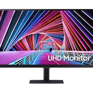 Monitor Profesional Samsung ViewFinity S7 S70D 37" | Resolución UHD 4K (3840 x 2160) | Panel VA de Alta Fidelidad | Soporte HDR10 y 1.07 Billones de Colores | Base Easy Setup Stand | Cuidado Ocular TUV