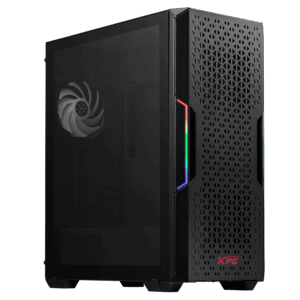 Gabinete Gaming Mid-Tower XPG STARKER AIR White | Panel Frontal de Malla Magnética de Alto Flujo de Aire | Panel Lateral de Vidrio Templado | Efectos de Iluminación ARGB Integrados | Soporte para Placas ATX, Micro-ATX y Mini-ITX | Incluye 2 Ventiladores Preinstalados