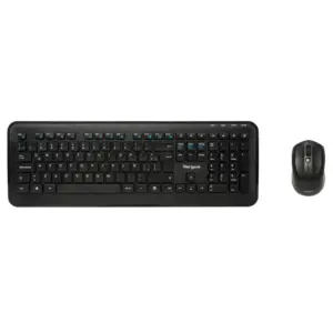 Combo de Teclado y Mouse Inalámbrico Targus | Conectividad Inalámbrica de 2.4GHz con Receptor USB | Layout Español | Sensor Óptico de 1,600 DPI | Modelo AKM610ES