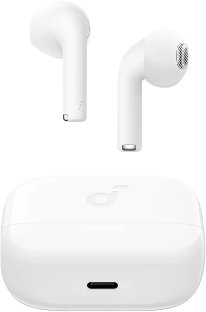 Audífonos In-Ear Inalámbricos Anker Soundcore P30i (R40i) | Cancelación Activa de Ruido Inteligente (ANC) | Hasta 45 Horas de Reproducción con Estuche Soporte para Smartphone | Drivers de 10mm con Bajos Intensos (BassUp) | Color Blanco | A3994