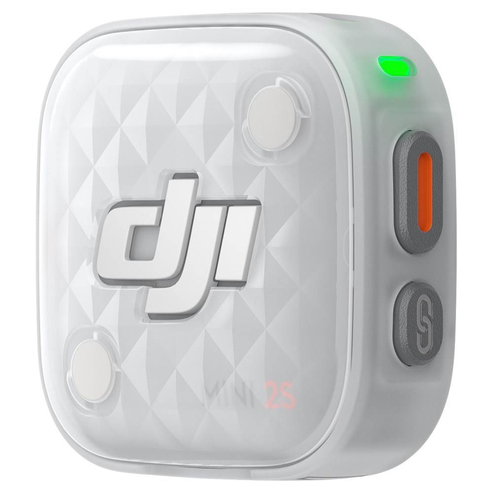 Micrófono de Solapa Inalámbrico Ultra Compacto DJI Mic Mini 2S (Transmisor TX) | Grabación Omnidireccional de Alta Resolución | Cancelación Activa de Ruido Inteligente (ANC) Avanzada | Fijación Magnética Ultraligera y Clip | Conectividad Bluetooth Directa | DJI Mic Mini 2S