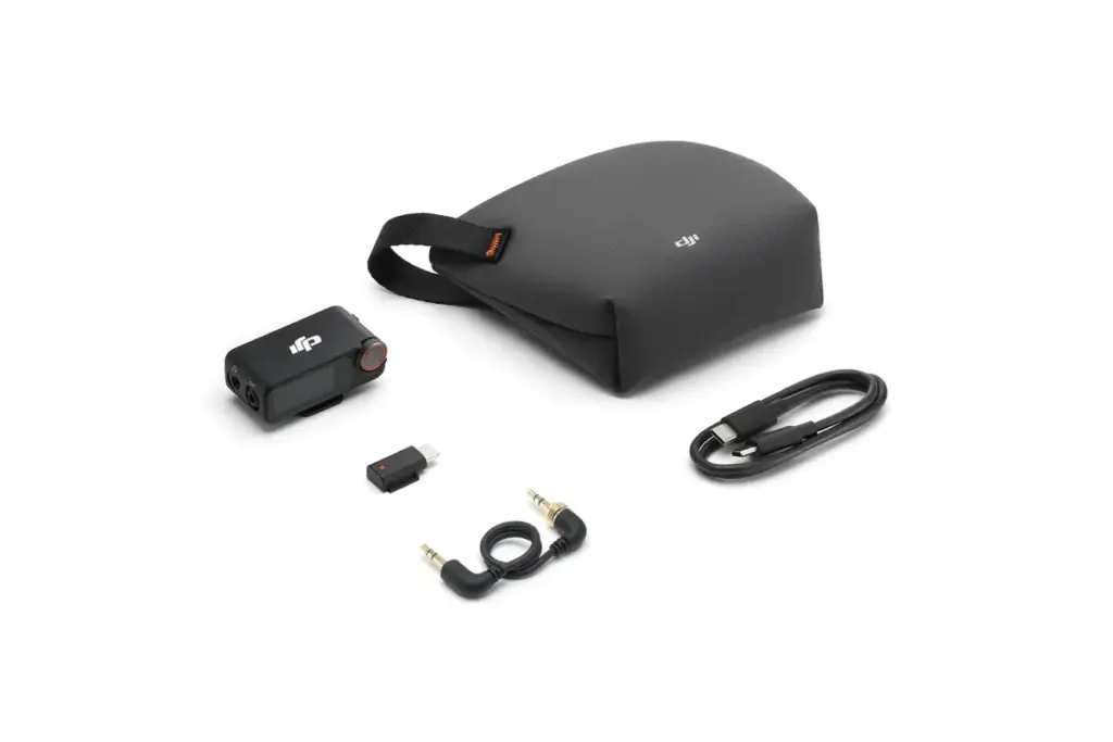 Receptor Inalámbrico DJI Mic 3 Receiver | Pantalla Táctil OLED con Dial de Control | Transmisión de Audio Digital de Alta Fidelidad | Salida TRS 3.5mm, USB-C y Lightning | Monitoreo en Tiempo Real | Compatible con Transmisores DJI Mic 3 | DJI Mic 3 Receiver