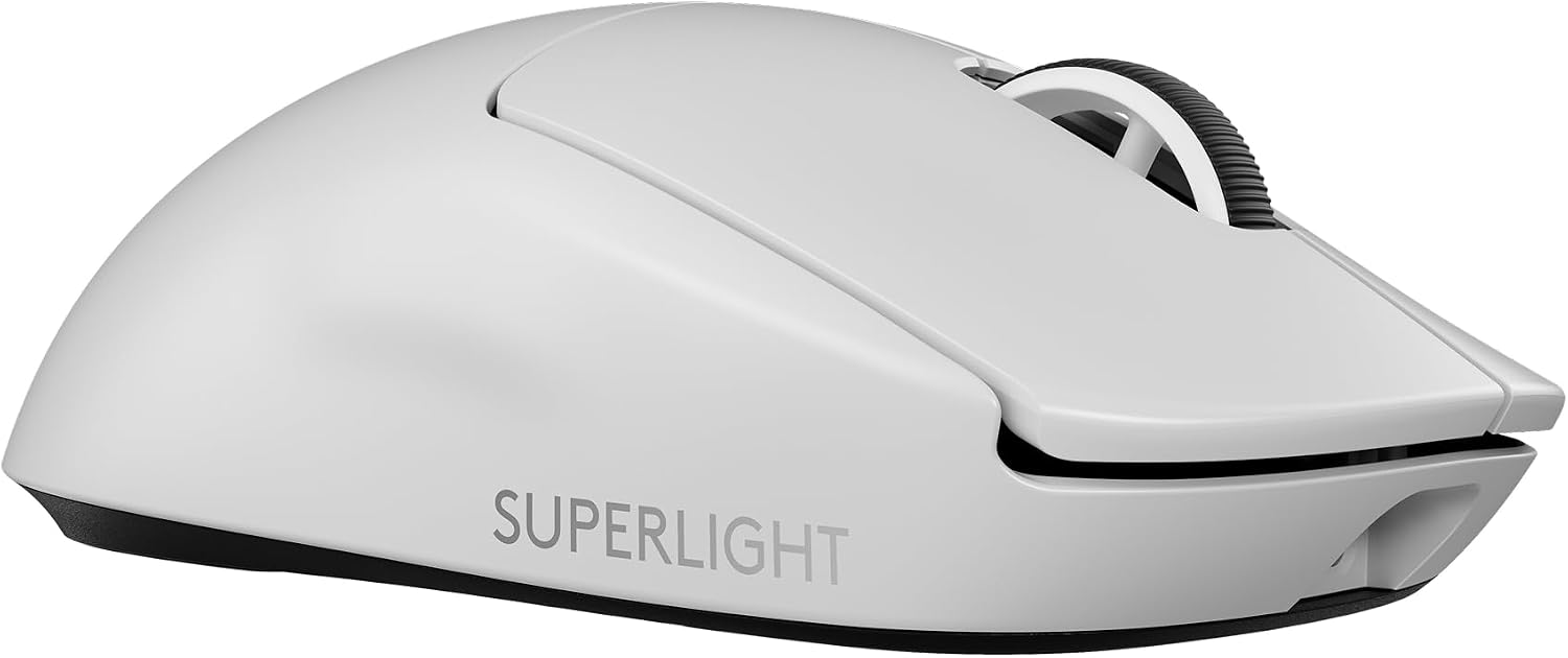 Mouse Inalámbrico Gaming | Logitech G PRO X SUPERLIGHT 2 SE | Sensor Óptico HERO 2 de 32.000 DPI | Interruptores Híbridos LIGHTFORCE | Conexión Inalámbrica LIGHTSPEED | Peso Ultraligero de 60g | Base de PTFE Sin Aditivos | Color Blanco | 910-007785 | Modo con Cable USB