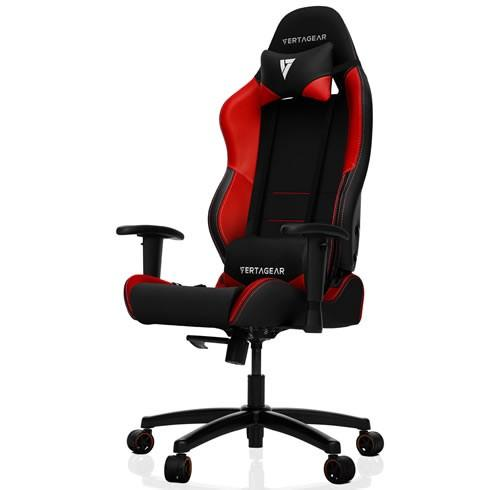 Silla Gamer Ergonómica Vertagear SL2000 S-Line | Cuero Sintético PUC Prémium | Espuma de Alta Densidad UPHR | Reposabrazos 2D Ajustables | Respaldo Reclinable hasta 140 Grados | Estructura de Acero y Base Reforzada | Pistón Clase 4 | Color Negro con Rojo | VG-SL2000-RD