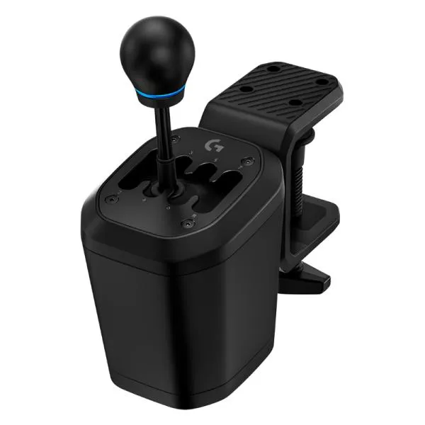 Palanca de Cambios para Simracing Logitech G RS Shifter & Handbrake | Modo Dual Cambio Secuencial y Freno de Mano | Eje de Acero y Sensores sin Contacto | Sistema de Montaje Modular y Ajuste de Altura | Compatible con Volantes Logitech G PRO y G Series | Color Negro | Logitech G RS Shifter