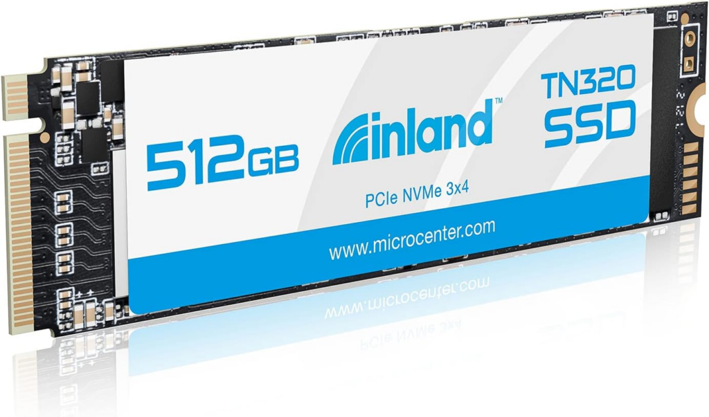 Unidad de Estado Sólido SSD M.2 NVMe INLAND TN320 de 512GB | Interfaz PCIe Gen3x4 en Factor de Forma 2280 | Velocidades de Lectura hasta 2000 MB/s y Escritura hasta 1600 MB/s | Memoria 3D NAND Flash | Resistencia a Golpes y Caídas | Para Laptop y PC de Escritorio | INLAND TN320 512GB