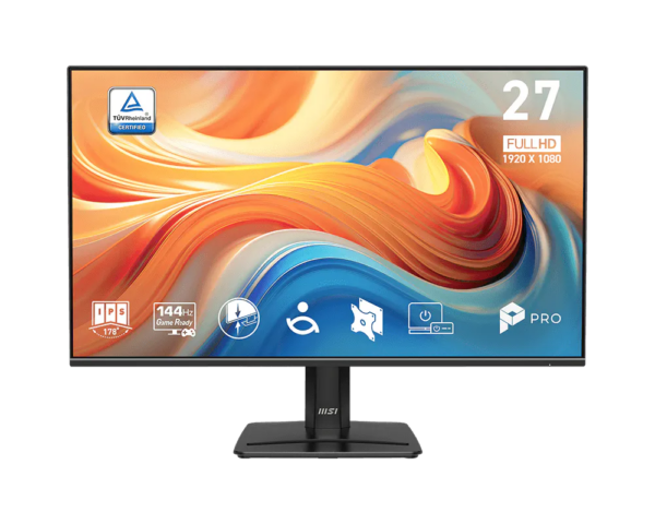 MONITOR MSI PRO MP271 E14A 27" PLANA FHD 1920X1080 144 HZ IPS AMD FREESYNC / HDMI / DISPLAYPORT VGA 9S6-3PE9CM-004 (CP)