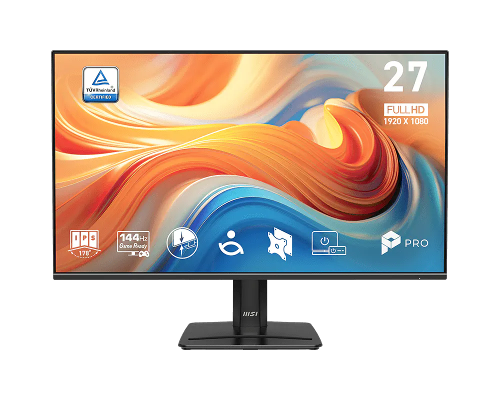 MONITOR MSI PRO MP271 E14A 27" PLANA FHD 1920X1080 144 HZ IPS AMD FREESYNC / HDMI / DISPLAYPORT VGA 9S6-3PE9CM-004 (CP)