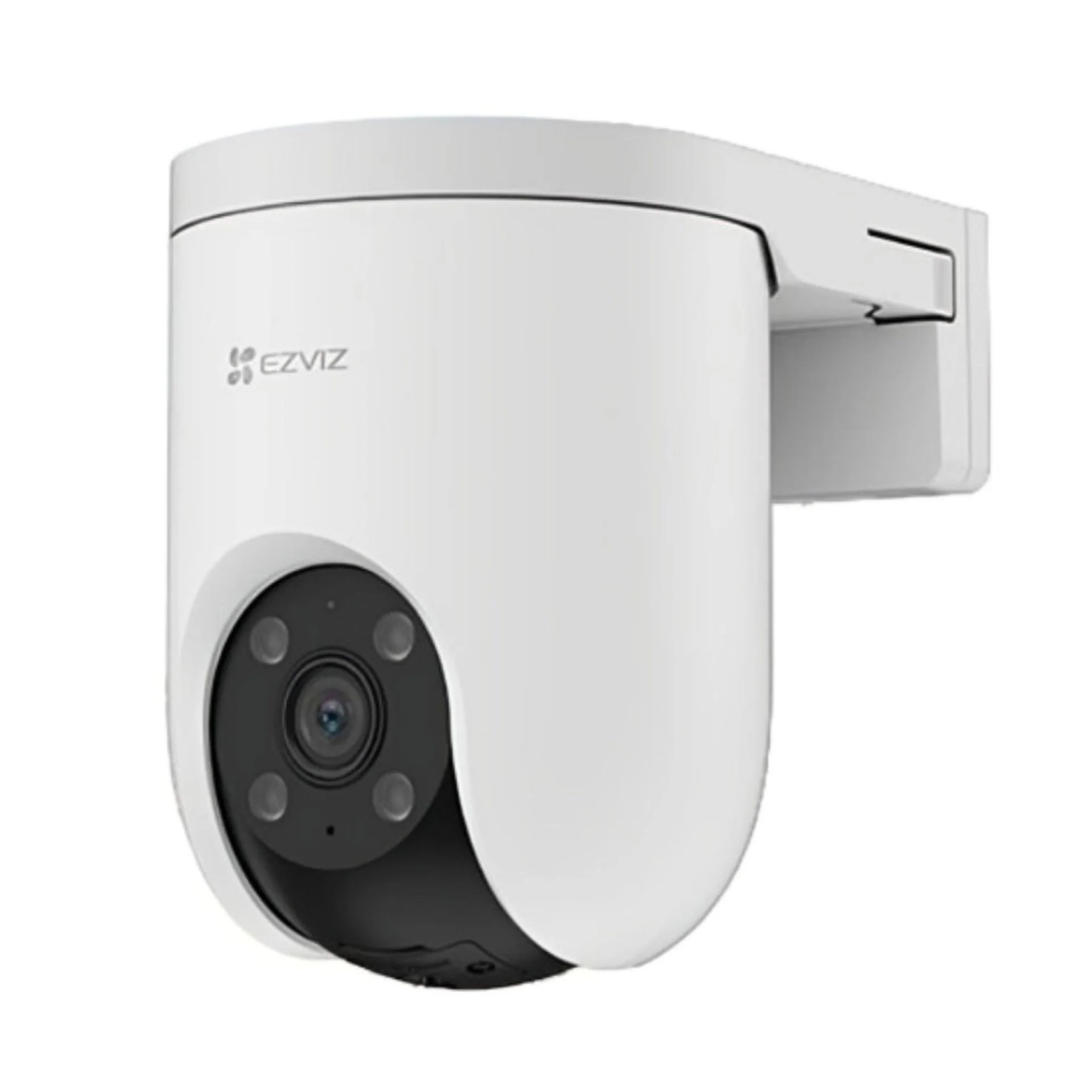 Cámara de Seguridad Exterior Wi-Fi EZVIZ H8c Pro 4K | Resolución Ultra HD 4K (8MP) | Cobertura Panorámica Pan & Tilt de 360 Grados | Visión Nocturna a Color | Detección de Personas y Vehículos con IA | Audio Bidireccional | Defensa Activa con Sirena y Luz Estroboscópica | Chasis Resistente a Intemperie | H8c Pro 4K | Corriente | Puerto Ethernet