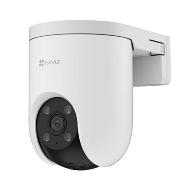 Cámara de Seguridad Exterior Wi-Fi EZVIZ H8c Pro 4K | Resolución Ultra HD 4K (8MP) | Cobertura Panorámica Pan & Tilt de 360 Grados | Visión Nocturna a Color | Detección de Personas y Vehículos con IA | Audio Bidireccional | Defensa Activa con Sirena y Luz Estroboscópica | Chasis Resistente a Intemperie | H8c Pro 4K
