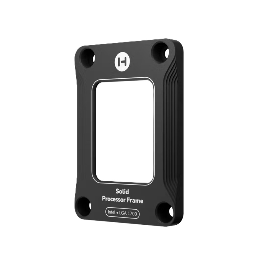 Marco de Contacto de CPU HYTE para Socket LGA 1700 | Anti-Bending Contact Frame de Aluminio Mecanizado CNC | Corrección de Deformación del IHS y Optimización Térmica | Compatible con Procesadores Intel Core de 12.ª, 13.ª y 14.ª Generación | Incluye Llave Torx T20 y Aislante Trasero | Color Negro Mate