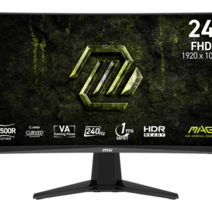 Monitor Gamer Curvo MSI MAG 245C X24 de 23.6 Pulgadas Full HD (1920 x 1080)