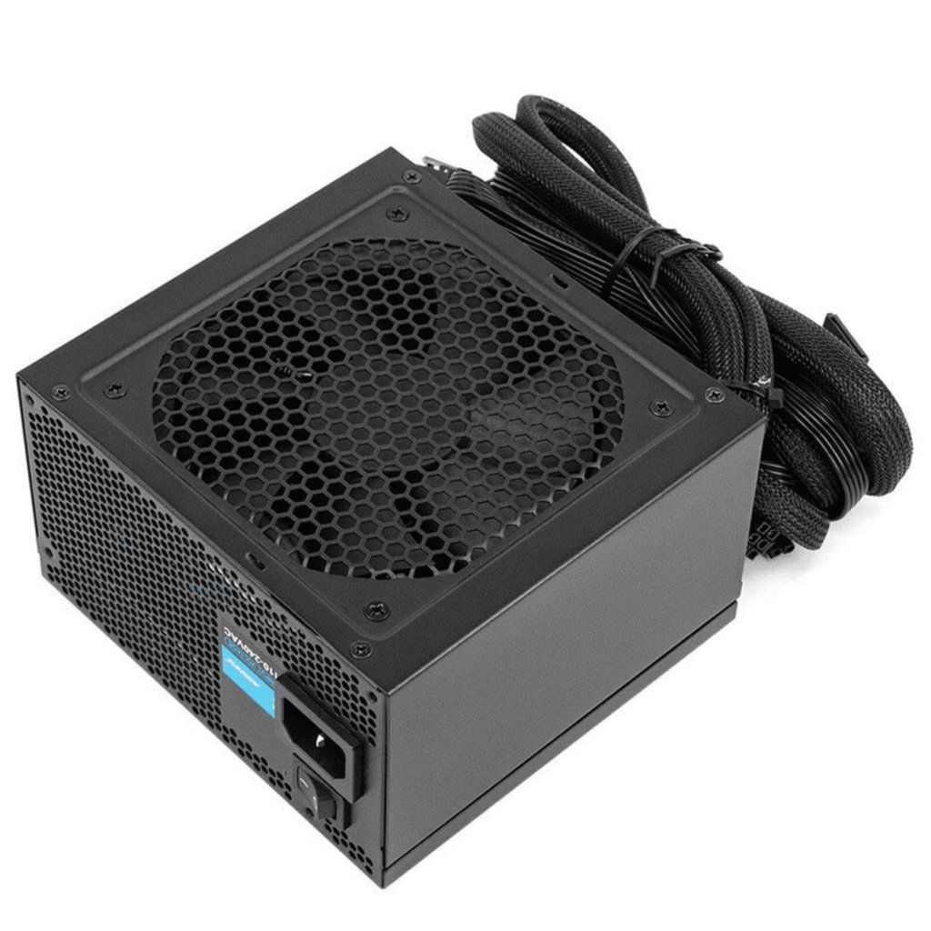 Fuente de Poder Seasonic S12III Series | Certificación 80 Plus Bronze con Alta Eficiencia Energética | Corrección Activa del Factor de Potencia (PFC Activo) | Ventilador Silencioso de 120 mm con Rodamiento de Cojinete Hidráulico (Sleeve/FDB) | Control Térmico Inteligente Smart and Silent Fan Control (S2FC) | Cableado Fijo Plano en Color Negro