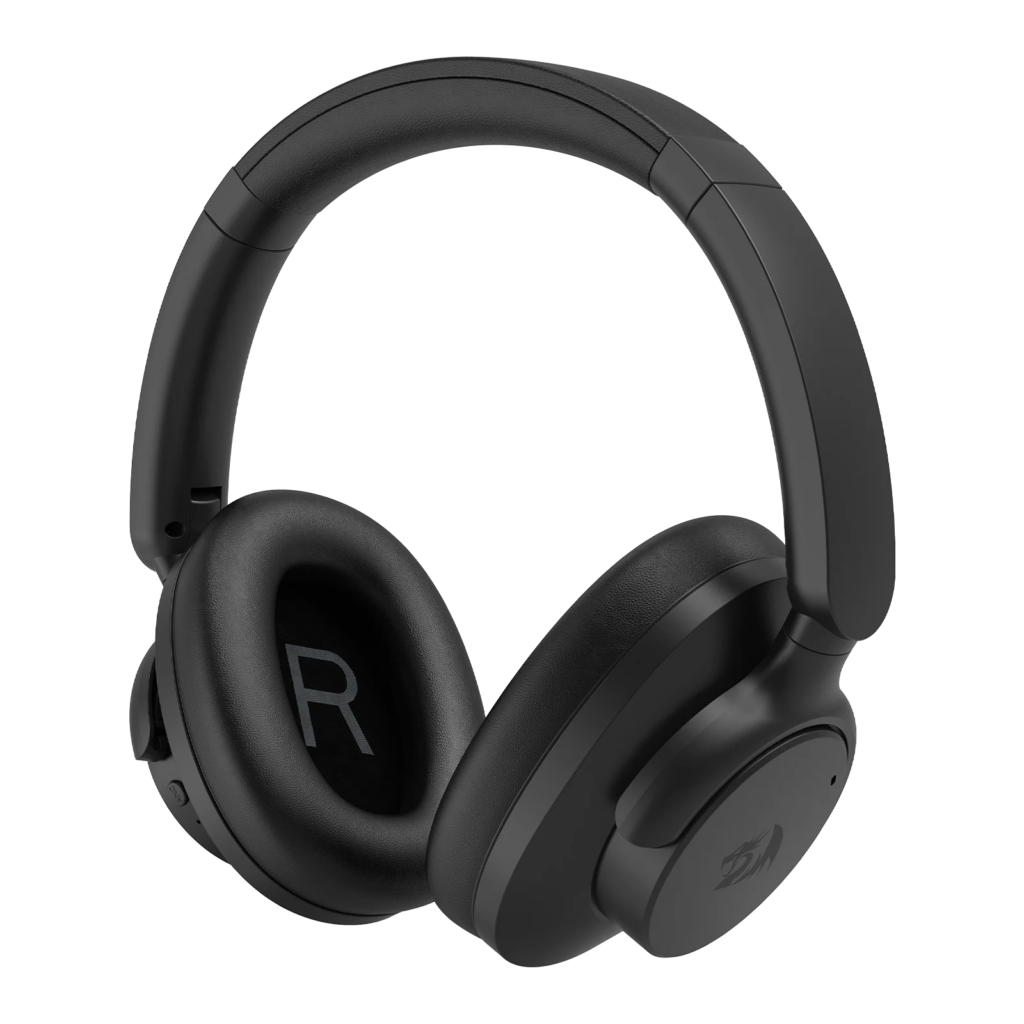 Audífonos Gamer Redragon Vibecore H610 | Sonido Envolvente Virtual 7.1 con Controladores de Neodimio de 53 mm | Conectividad Inalámbrica 2.4GHz de Baja Latencia, Bluetooth 5.3 y Cable 3.5 mm / USB | Micrófono Omnidireccional Desmontable con Cancelación de Ruido | Batería de Larga Duración | Almohadillas de Espuma Viscoelástica | Color Negro