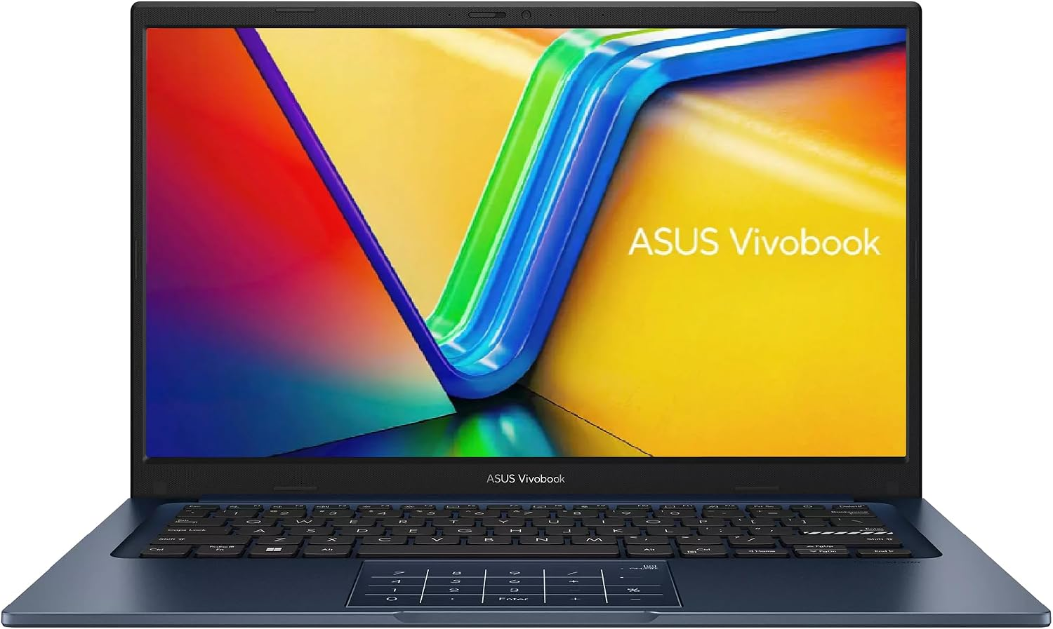Laptop ASUS Vivobook 14 de 14.0 Pulgadas Full HD | Procesador Intel Core i3-1315U (6 Núcleos hasta 4.5 GHz) | 8GB de Memoria RAM | Unidad de Estado Sólido SSD de 128GB NVMe PCIe | Gráficos Integrados Intel UHD Graphics | Teclado Ergonómico en Inglés con Bisagra Plana de 180° | Windows 11 Home en Modo S | Color Azul Tranquil Blue | ASUS Vivobook 14