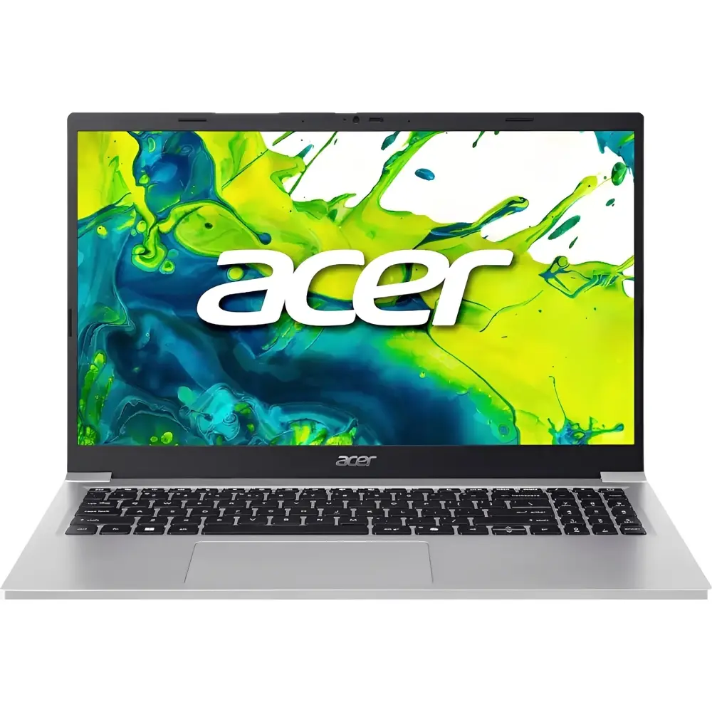 Laptop Acer Aspire Lite 15.6 Pulgadas Full HD (1920 x 1080) | Procesador Intel Core 3 N350 (8 Núcleos hasta 3.90 GHz) | 8GB RAM LPDDR5 | Almacenamiento 128GB | Windows 11 Home en Inglés | Teclado Completo con Teclado Numérico | Color Plateado | AL15-36P-32XP / NX.DE2AA.001