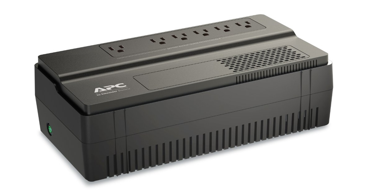 UPS APC Easy UPS BV650 | 650VA / 375W | Regulación Automática de Voltaje (AVR) | 6 Tomacorrientes NEMA 5-15R con Respaldo de Batería y Protección contra Sobrevoltaje | Topología Interactiva de Línea | Batería de Plomo-Ácido Sellada | Protección contra Picos de 156 Joules