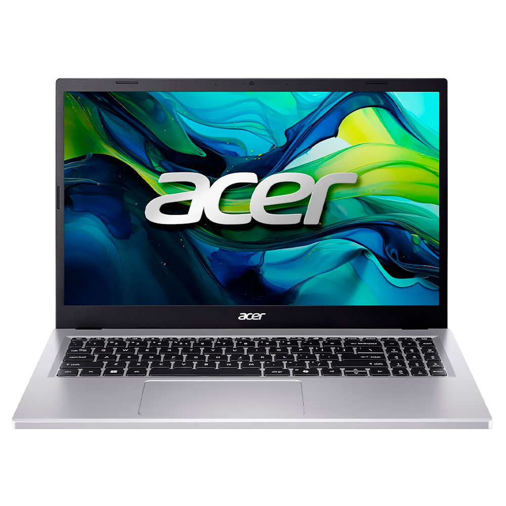 Laptop Acer Aspire Go 15 de 15.6 Pulgadas Full HD (1920 x 1080) | Procesador AMD Ryzen 3 7320U (4 Núcleos / 8 Hilos hasta 4.10 GHz) | 8GB RAM LPDDR5 | 128GB SSD NVMe | Gráficos AMD Radeon 610M | Wi-Fi 6 y Bluetooth 5.1 | Windows 11 Home en Modo S en Inglés | Color Plateado | Acer Aspire Go 15 AG15-21P-R5YG