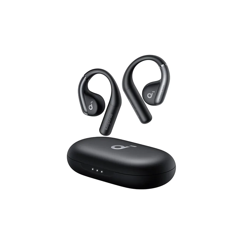 Audífonos Inalámbricos Soundcore AeroFit 2 Pro Open-Ear con Cancelación Activa de Ruido (ANC) | Diseño Dual Híbrido Abierto/Inmersivo | Audio Hi-Res LDAC y Transductores de 11.8mm | 4 Micrófonos IA | Resistencia IP55 | Carga Rápida | Modelo A3875