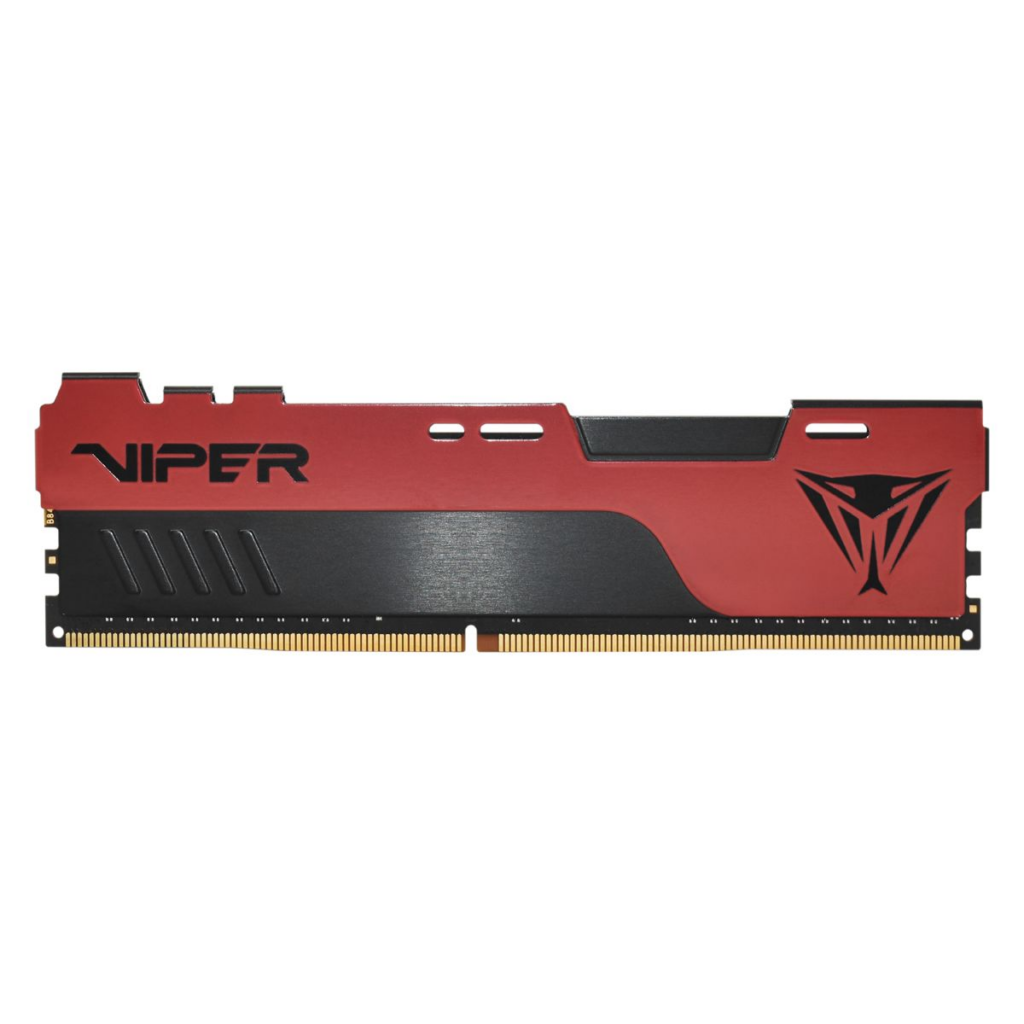 Memoria RAM DDR4 8GB a 3600MHz Patriot Viper Elite II | Latencia CL20 (20-26-26-46) a 1.35V | Disipador Térmico de Aluminio Rojo y Negro | Perfil XMP 2.0 para Overclocking Automático | Formato DIMM No-ECC Unbuffered | PVE248G360C0 | Patriot Viper Elite II DDR4 8GB 3600MHz