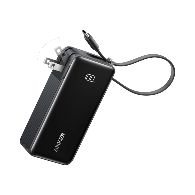 Batería Portátil Anker Fusion 10K con Enchufe Plegable y Cable USB-C Integrado