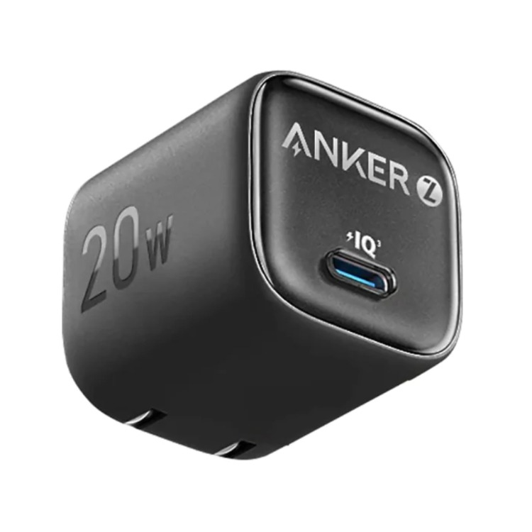 Cargador Anker Zolo 20W USB-C (PD 3.0) | Tecnología GaN II | Diseño Apilado 3D Transparente 25% Más Compacto | PowerIQ 3.0 y Sistema de Seguridad MultiProtect | Funciona hasta 13°C Más Frío | Compatible iPhone 16/15/14/13/12, Samsung, Pixel