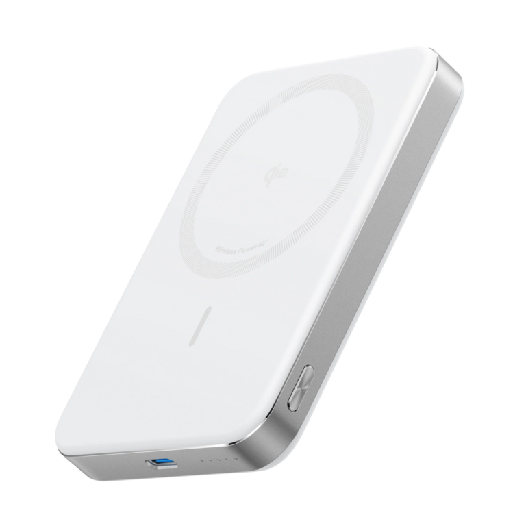 Batería Portátil Anker MagGo 10K Slim Blanco (Aurora White) con Carga Inalámbrica Qi2