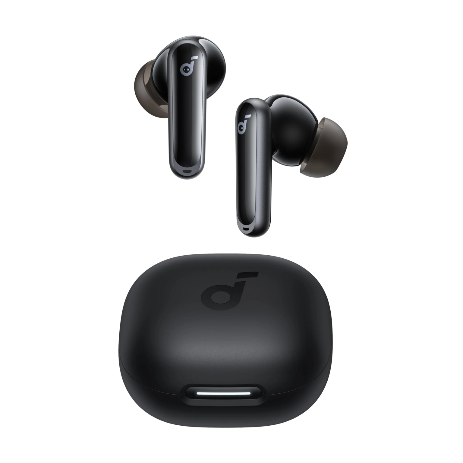 Auriculares Inalámbricos Soundcore P40i de Anker con Cancelación Activa de Ruido Adaptativa (Adaptive ANC) | Transductores de 11 mm con Graves Potentes | Estuche de Carga 2 en 1 con Soporte para Celular (Phone Stand) | Hasta 60 Horas de Reproducción Total | Carga Inalámbrica y Rápida (10 Min = 5 Horas) | 6 Micrófonos con IA para Llamadas Claras | IPX5 Resistente al Agua | Google Fast Pair | Black | Soundcore P40i