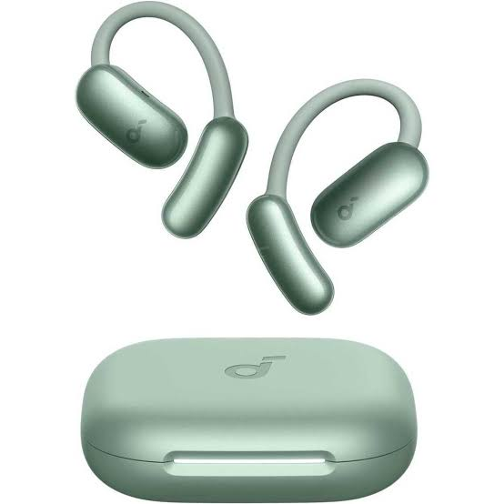 Auriculares Deportivos Inalámbricos de Oído Abierto Soundcore AeroFit 2 de Anker Bluetooth | Ganchos Giratorios Ajustables de 4 Niveles | Transductores de Graves Profundos con Impedancia de 16 Ohm | Conexión Ergonómica de Máxima Sujeción Sin Presión Intrauditiva | Soundcore AeroFit 2