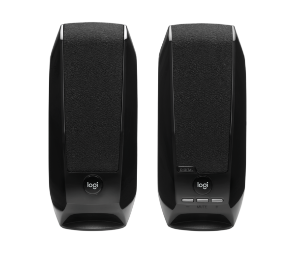 Altavoces Estéreo Digitales USB para Computadora Logitech S150 (980-001004) | Conexión y Alimentación Directa por Cable USB-A Plug and Play | Audio Digital 2.0 Claro y Nítido | Controles Frontales Integrados de Volumen y Silencio con Indicador LED | Diseño Delgado y Portátil para PC y Laptop | Logitech S150