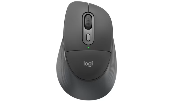 Mouse Inalámbrico Logitech Signature Comfort Plus M850L | Cojín Integrado para la Palma | Sensor Óptico Avanzado 400-4000 DPI | Conectividad Dual Logi Bolt (USB-C) y Bluetooth Low Energy | Easy-Switch hasta 3 Dispositivos | 6 Botones Programables | Rueda SmartWheel | Clics Silenciosos | Batería AA hasta 24 Meses | Color Grafito | 910-007733