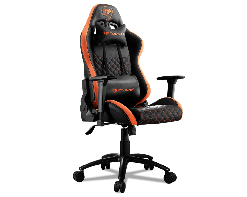 Silla Gaming Cougar ARMOR PRO - Usada, Se Envía Armada - naranja