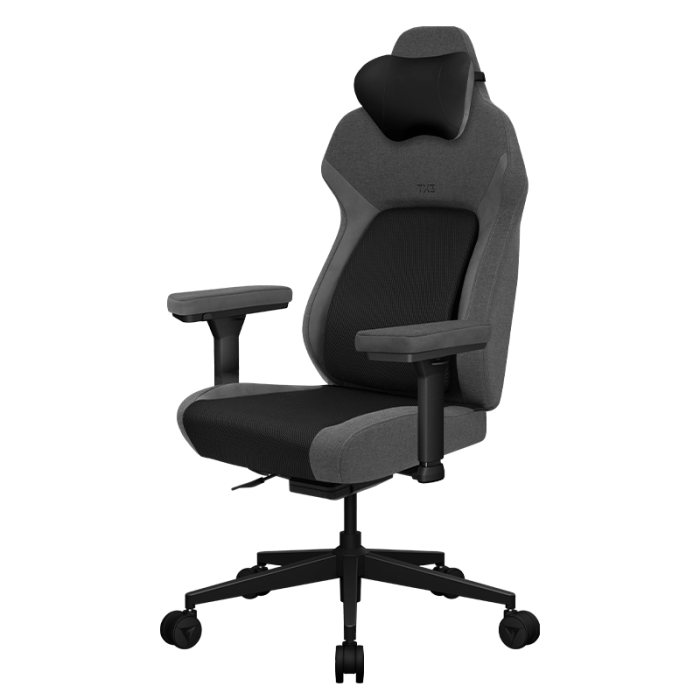 Silla Gamer y de Oficina Ergonómica ThunderX3 CORE Smart Mesh | Respaldo en Malla Transpirable de Alta Tensión y Asiento de Tela | Mecanismo Lumbar Multidireccional CORE.RDY | Reposabrazos 4D Acolchados | Reposapiés Multiusos 3 en 1 y Cojín Cervical con Memory Foam | Pistón de Gas Clase 4 (Soporte hasta 150 kg)