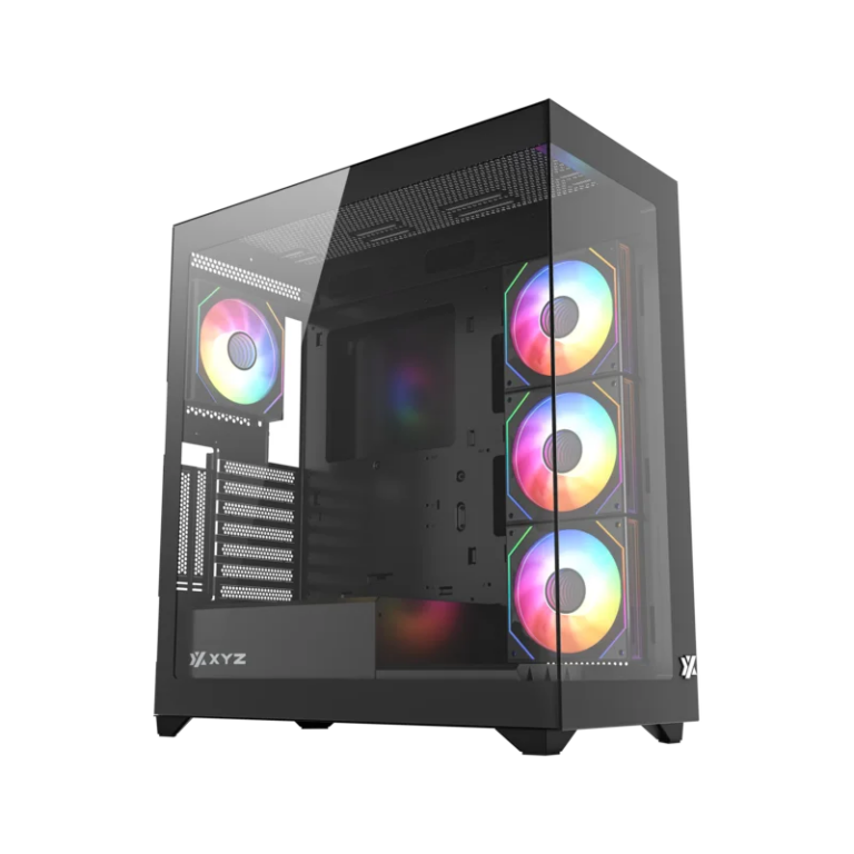 Gabinete XYZ TITANIUM VIEW ATX Negro
