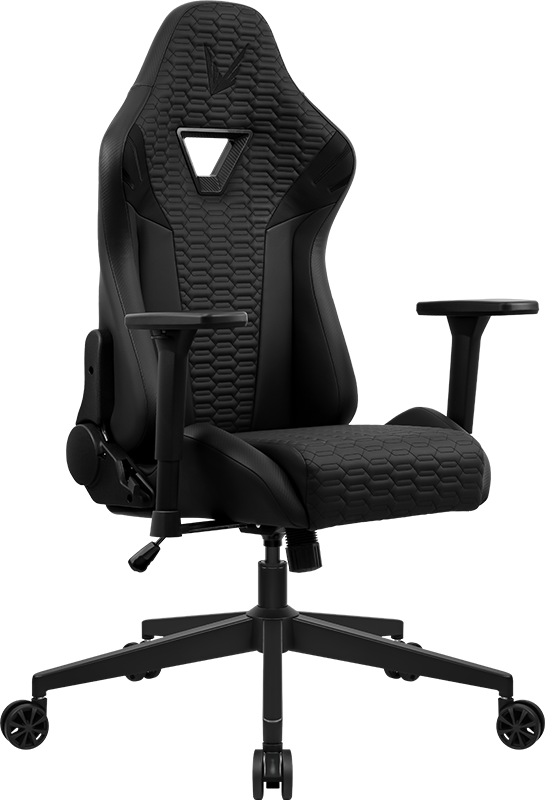Silla Gaming Formula V Line VC2 RacerPU Negra | Cuero Sintético (Leatherette) con Espuma de Alta Densidad | Reposacabezas de Espuma con Memoria 2 en 1 (Cuello y Laterales) | Soporte Lumbar de Espuma con Memoria | Reposabrazos 3D con Acolchado | Mecanismo SYNC4 con Inclinación Sincrónica | Pistón Clase 4 Aprobado BIFMA X5.1 | Base de Acero de 350mm | Capacidad hasta 150kg | EAN 4711401665090