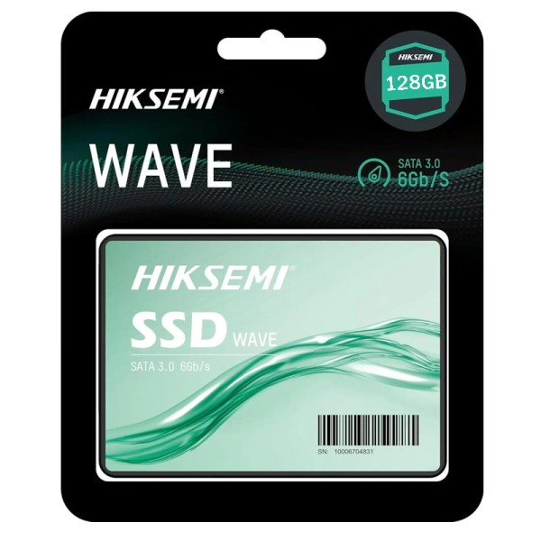 Disco Sólido Interno SSD 2.5" SATA III Hiksemi Wave(S) | Unidad de Estado Sólido SSD Formato 2.5 Pulgadas Interfaz SATA 6Gb/s | Memoria 3D NAND Flash | Para Laptops y Computadoras de Escritorio | Carcasa Resistente Color Negro