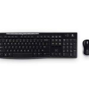 Combo Teclado y Mouse Inalámbricos Logitech MK270 en Inglés (US QWERTY)