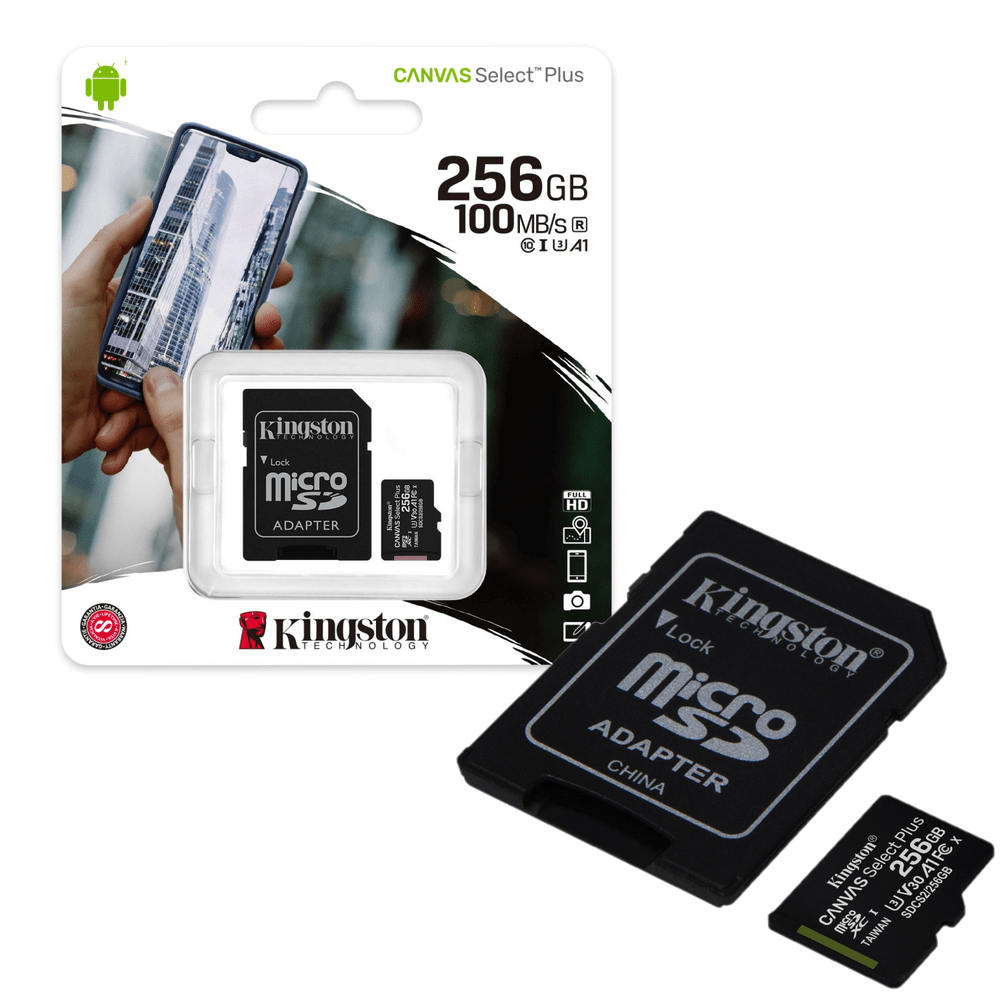 MicroSD Kingston 256GB Canvas Select