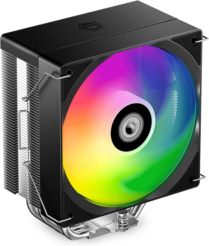CPU Cooler de Aire ID-COOLING SE-214-XT V2 | 4 heatpipes de 6 mm con contacto directo | Ventilador PWM de 120 mm de 300 a 2000 RPM | Capacidad de disipación de hasta 200 W | Compatible con Intel LGA1851, LGA1700, LGA1200, 115X y 20XX | Compatible con AMD AM5 y AM4 | Flujo de aire de hasta 58 CFM | Nivel de ruido de hasta 27.2 dBA | Altura de 152 mm