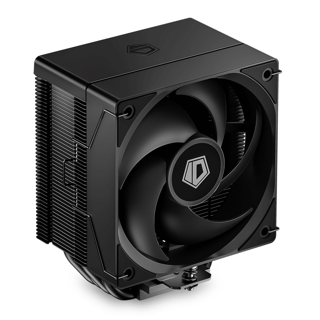 CPU Cooler de Aire ID-COOLING SE-904-XT | 4 heatpipes de 6 mm con contacto directo | Ventilador PWM de 100 mm de 500 a 2500 RPM | Capacidad de disipación de hasta 180 W | Compatible con Intel LGA1851, LGA1700, LGA1200 y 115X | Compatible con AMD AM5 y AM4 | Flujo de aire de hasta 47.1 CFM | Nivel de ruido de hasta 29.1 dBA | Altura de 123 mm