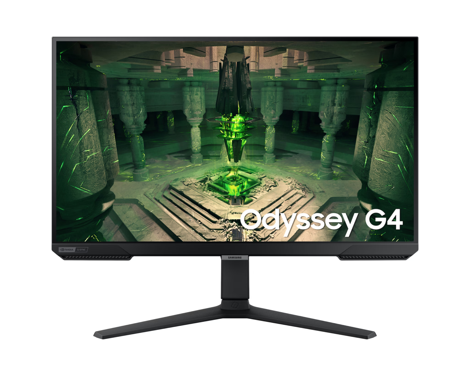 Monitor Gaming Samsung Odyssey G4 G40B LS27BG402ENXGO de 27 Pulgadas | Resolución Full HD de 1920 x 1080 | Frecuencia de actualización de 240Hz | Tiempo de respuesta de 1ms GtG | Panel IPS plano | Compatible con AMD FreeSync Premium y NVIDIA G-Sync | HDR10 | 2 HDMI 2.0 y 1 DisplayPort 1.2 | Soporte ajustable en altura, inclinación, giro y pivote