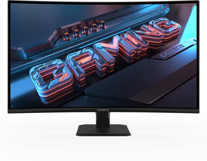 Monitor Gamer Curvo Gigabyte GS32QCA 31.5 Pulgadas QHD 180Hz | Panel VA 1500R | 1ms MPRT | HDR Ready | 2 HDMI 2.0 + DisplayPort 1.4 | Aim Stabilizer | Negro