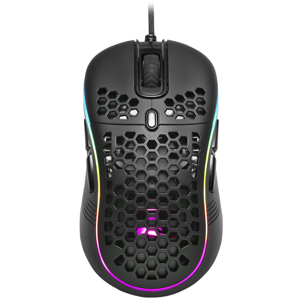 Mouse Gaming Sharkoon Light² S | 78G | PixArt PAW3327 | 8 Botones | RGB | Alámbrico USB